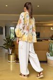 Sa Caleta Anemone Bubble Blouse Yellows /8 =